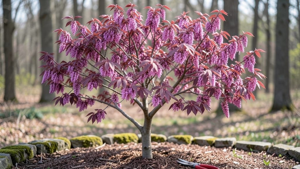 Purple Pink Tree: Pacific Northwest's Hardy Pollinator Haven With Year-Round Color
