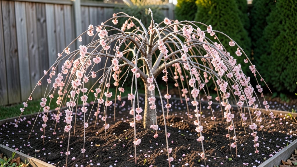 Snow Fountain Weeping Cherry Tree: Pacific Northwest Frost-Resistant Elegance