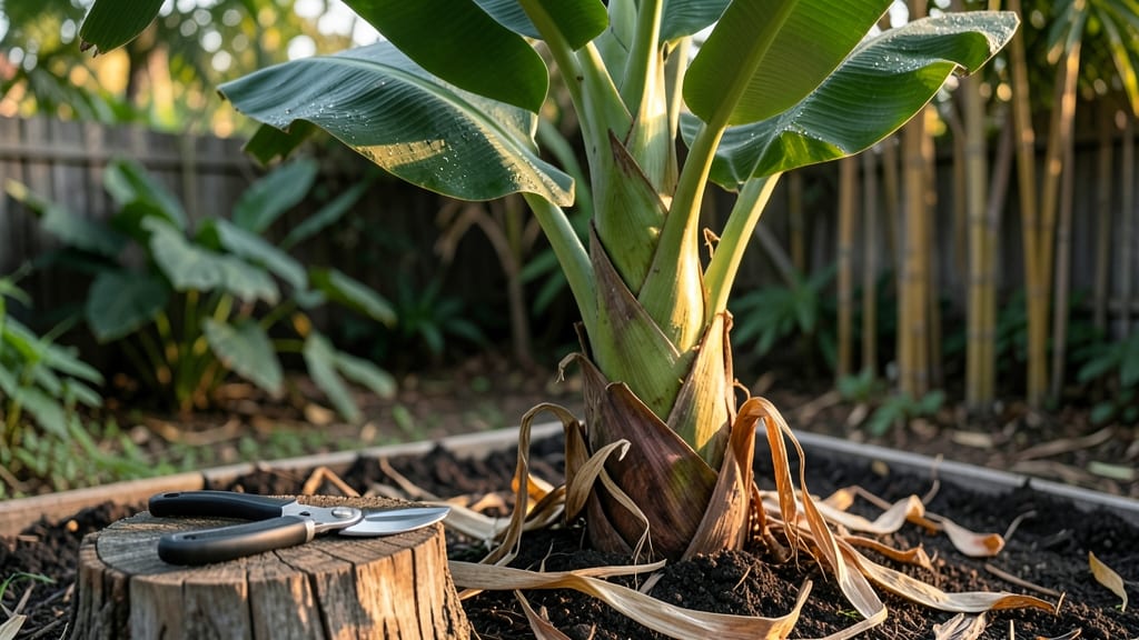 How to Cut Back a Banana Tree: Precision Trimming for Stronger Regrowth
