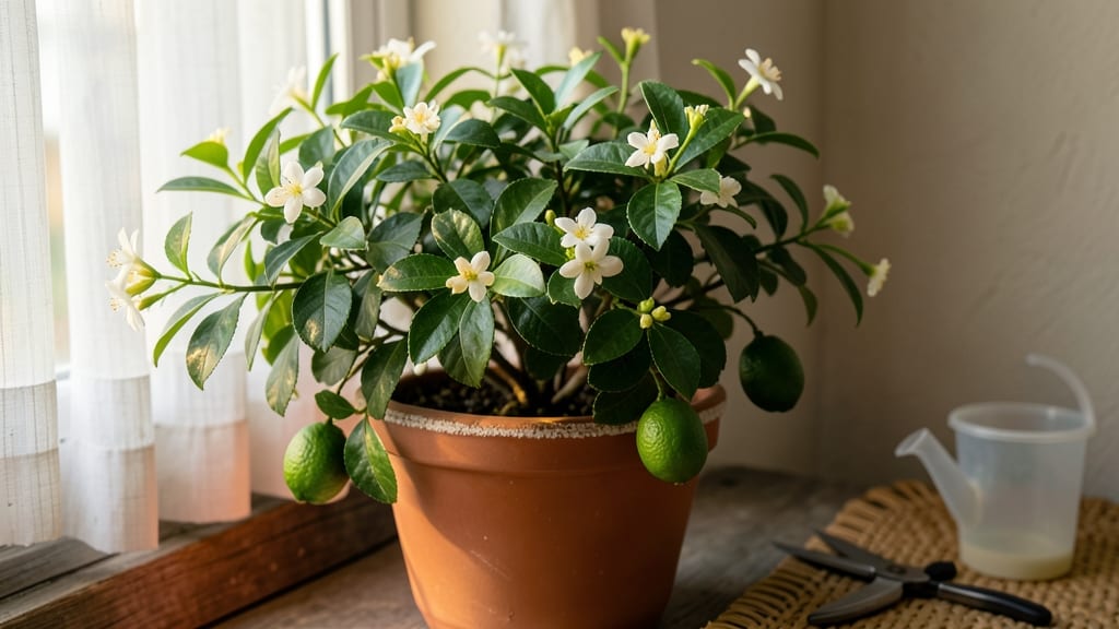 Potted Key Lime Tree: Citrus Canopy That Thrives in Containers