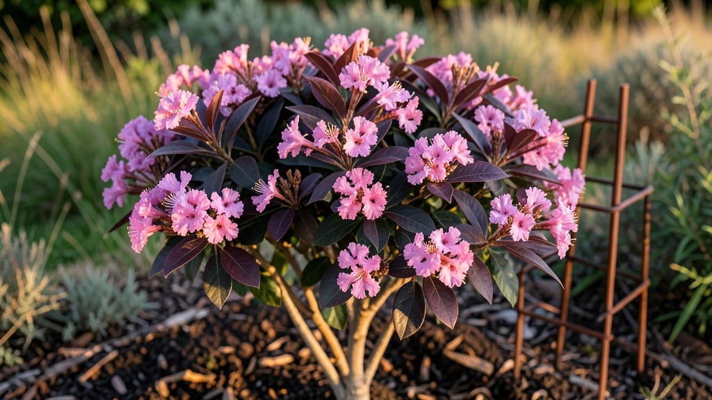 Plum Magic Crape Myrtle Tree: Year-Round Beauty with Minimal Pruning