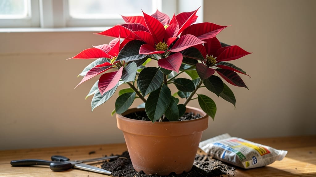 Mexican Poinsettia Tree Growing Guide: Bold Red Blooms That Last Through Winter