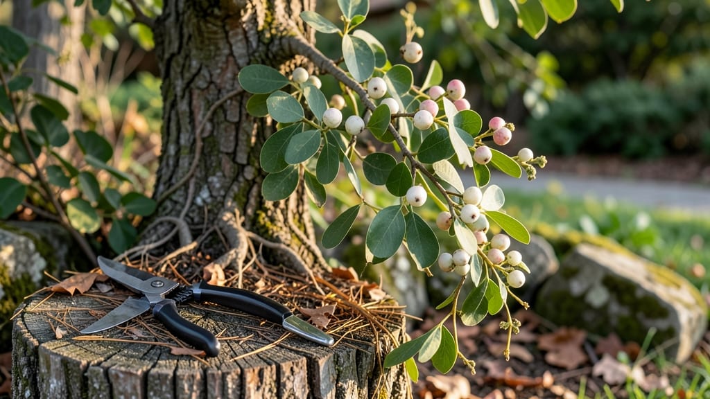 How to Get Mistletoe Out of Trees: Gentle Twist-and-Pull Technique