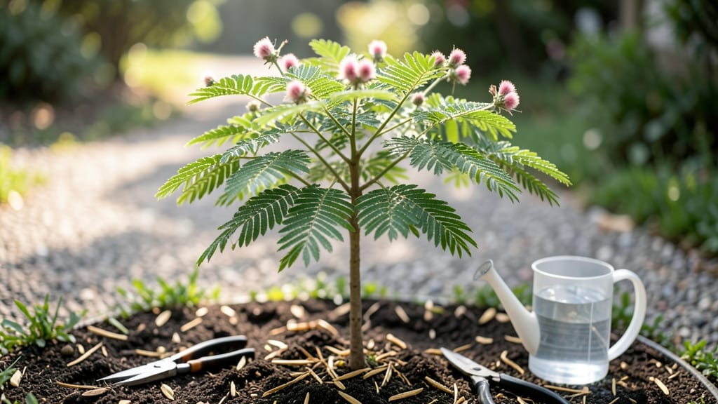 Baby Mimosa Tree: Pacific Northwest-Tested Pruning for Cold-Resilient Growth