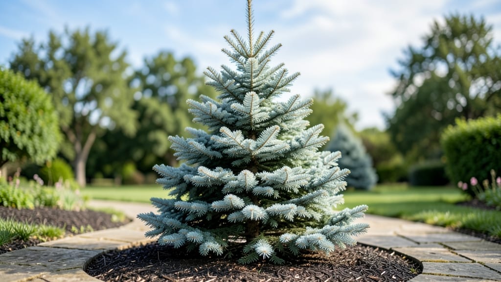 Blue Spruce Potted Tree: Evergreen Elegance With Year-Round Foliage