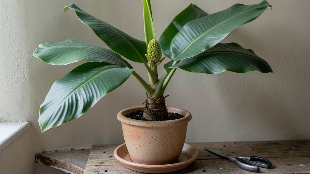 Banana Tree Houseplant: Year-Round Pruning for Lush, Productive Growth