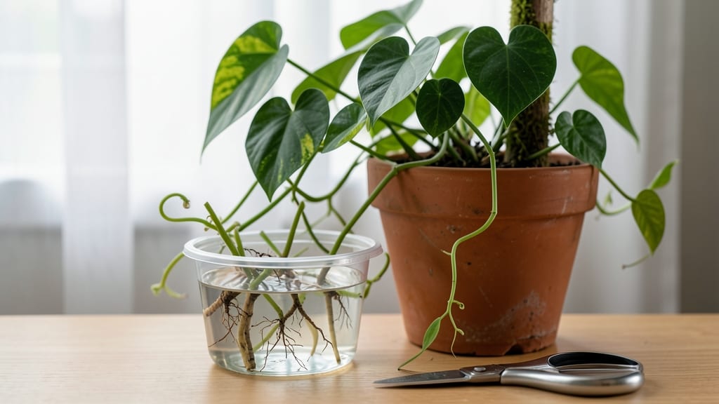 Tree Philodendron Propagation: Stem-Cutting Success in Water or Soil