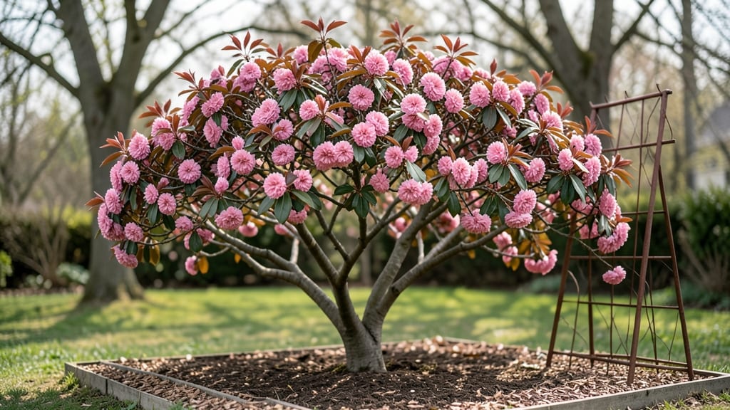 Royal Burgundy Flowering Cherry Tree: Year-Round Color With Minimal Pruning