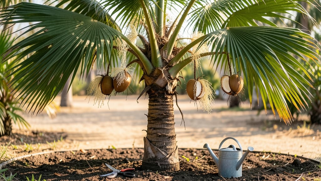 Single Coconut Tree Growing Guide: Year-Round Harvest With Minimal Pruning
